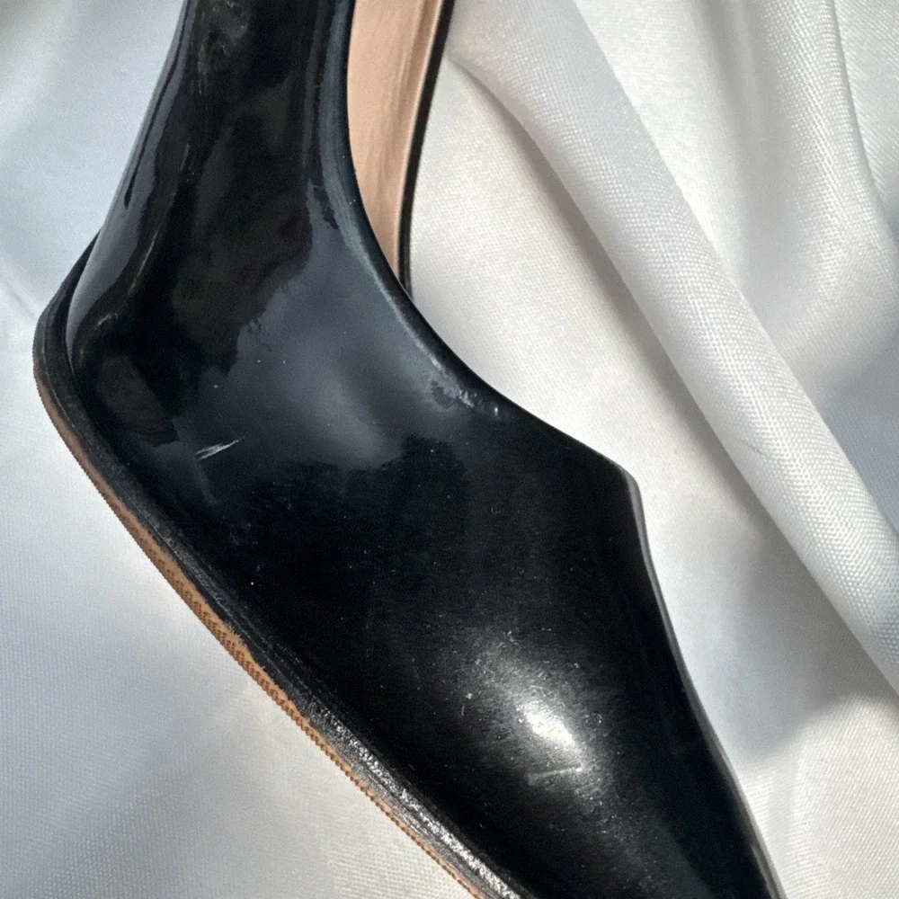 Mui Mui Black Suede High Heel Shoes Sz 39 - Picture 12 of 12